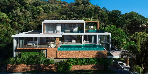 New 4 Bedroom Villa with spectacular Sea Views - Chaweng Noi - Koh Samui - for sale