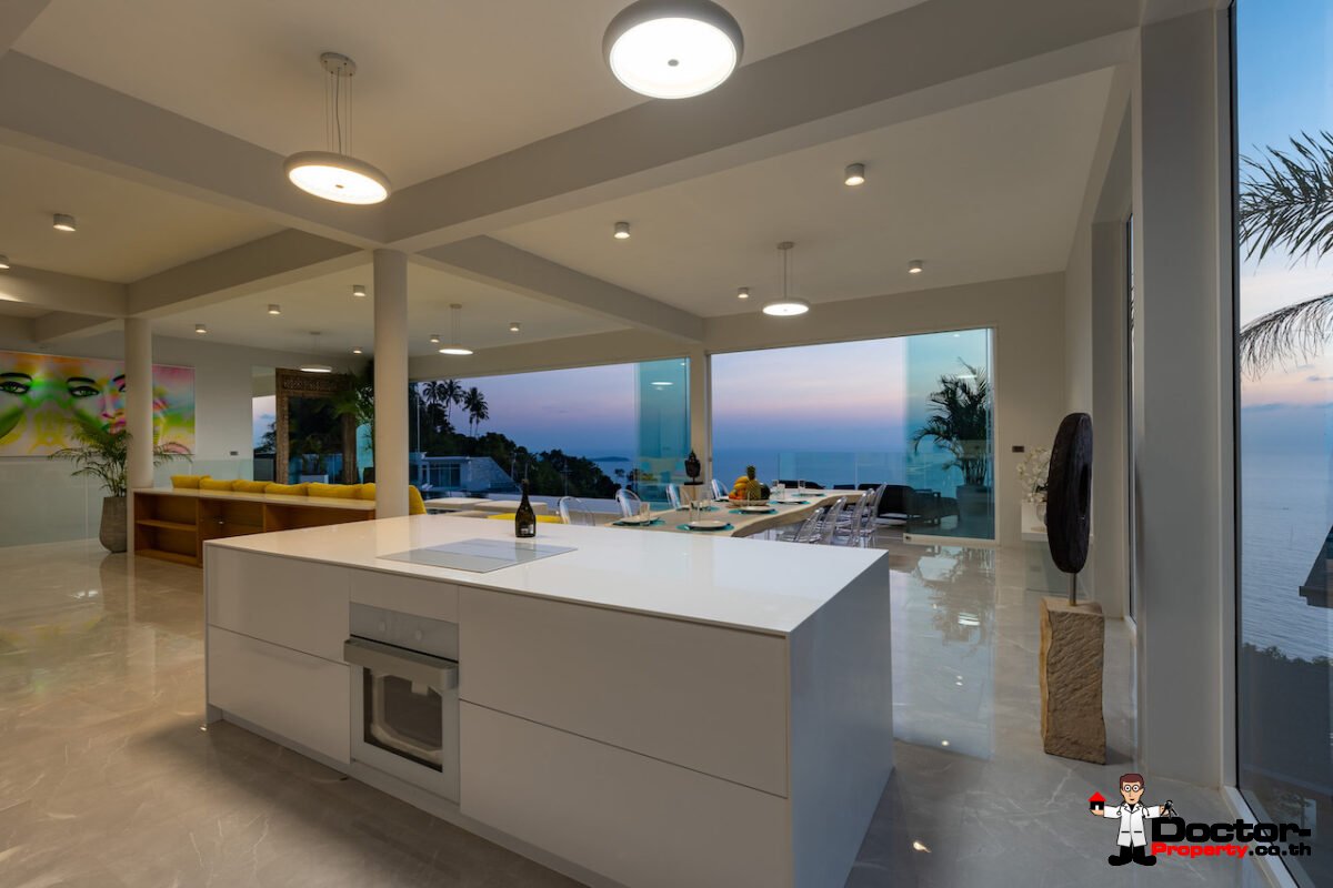 Stunning 4 Bedroom Sea View Villa - Chaeweng Noi - Koh Samui - for sale