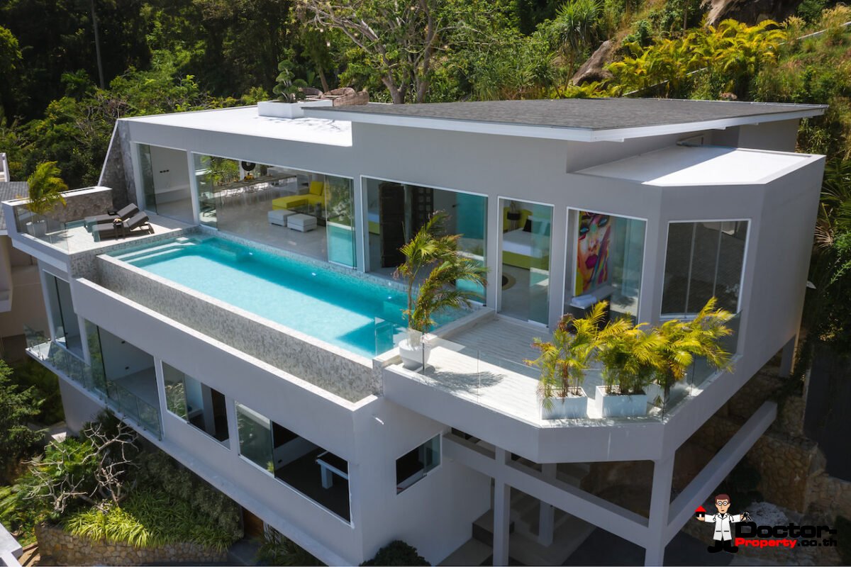 Stunning 4 Bedroom Sea View Villa - Chaeweng Noi - Koh Samui - for sale