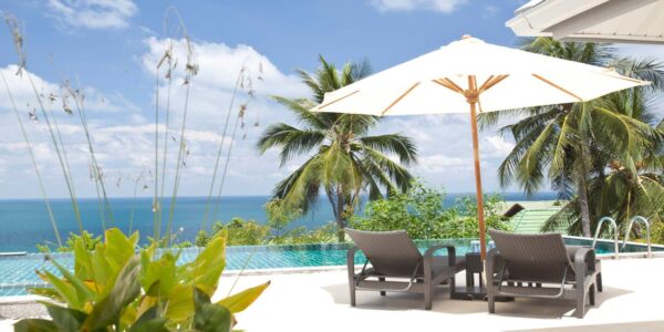 A 4 Bedroom Pool Villa with Stunning Seaview - Chaweng Noi, Koh Samui - For Sale