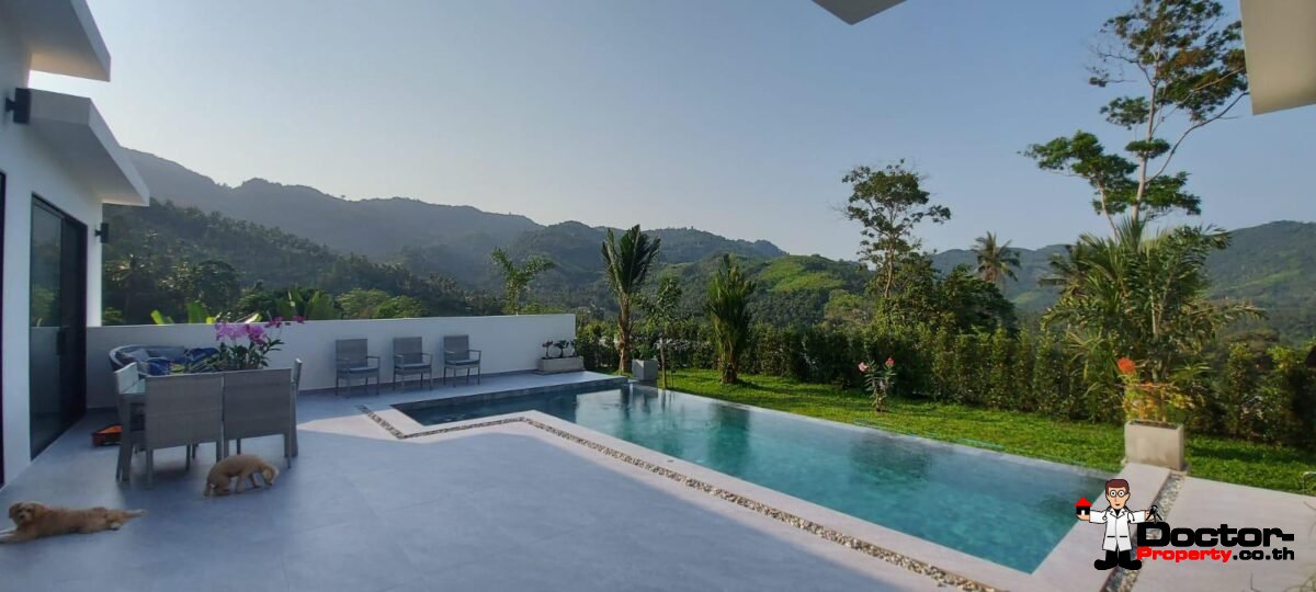 New 3 Bedroom Pool Villa – Lamai Beach, Koh Samui – For Sale