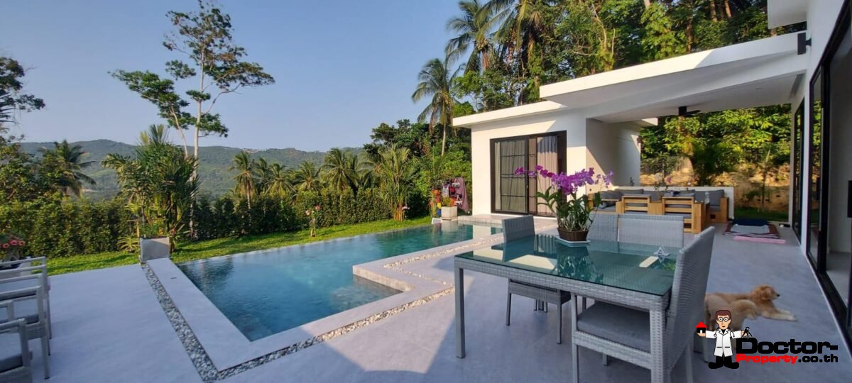 New 3 Bedroom Pool Villa – Lamai Beach, Koh Samui – For Sale