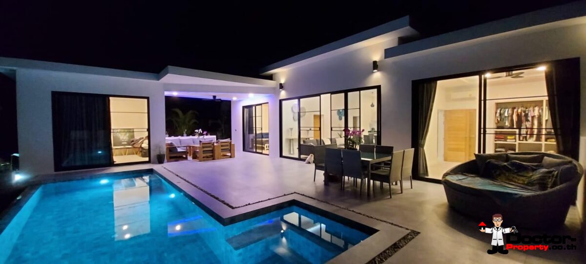 New 3 Bedroom Pool Villa – Lamai Beach, Koh Samui – For Sale