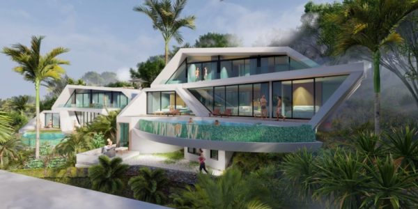 New 4 Bedroom Sea View Villa - Bophut - Koh Samui - for sale
