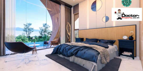 Stunning 3 Bedroom Sea View Villa – Bang Por – Koh Samui – for sale
