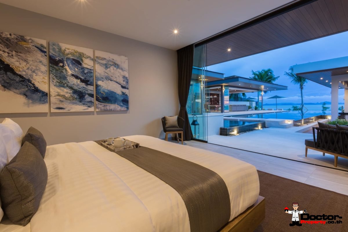 New 7 Bedroom Beachfront Villa – Laem Sor, Koh Samui – For Sale