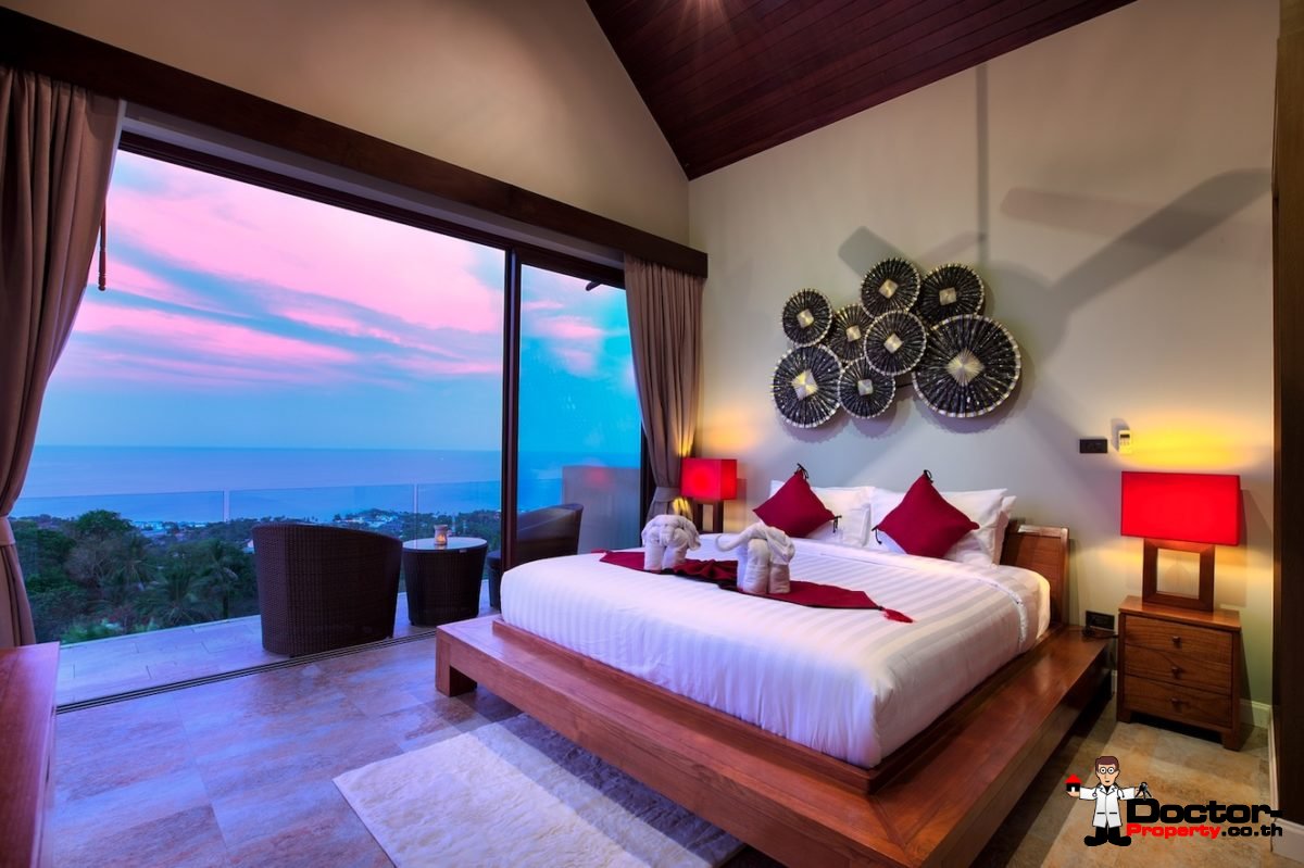 Fantastic 4 Bedroom Sea View Villa – Chaweng – Koh Samui – for sale