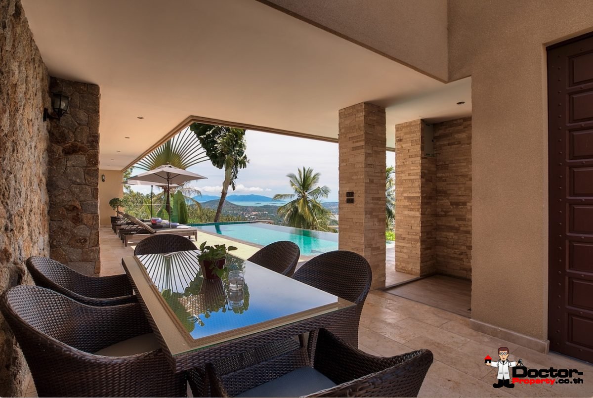 Fantastic 4 Bedroom Sea View Villa - Chaweng - Koh Samui - for sale