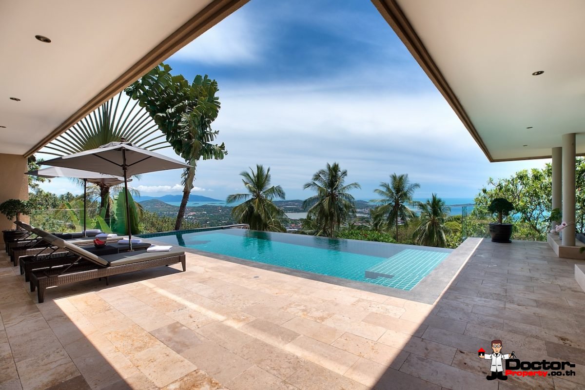 Fantastic 4 Bedroom Sea View Villa - Chaweng - Koh Samui - for sale