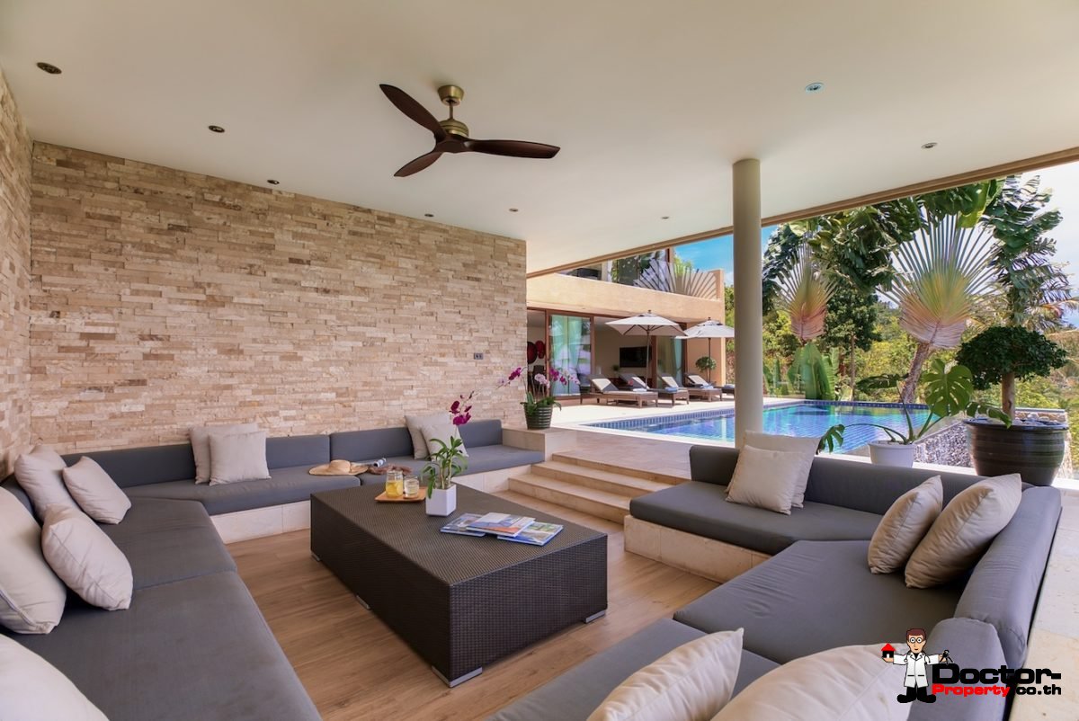 Fantastic 4 Bedroom Sea View Villa - Chaweng - Koh Samui - for sale
