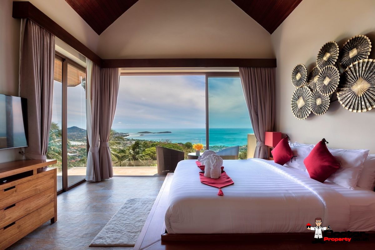 Fantastic 4 Bedroom Sea View Villa - Chaweng - Koh Samui - for sale