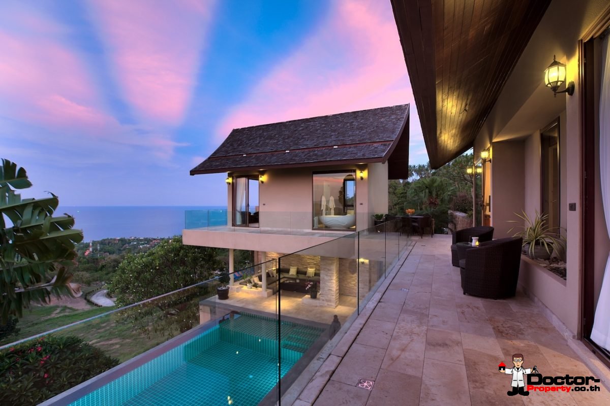Fantastic 4 Bedroom Sea View Villa - Chaweng - Koh Samui - for sale