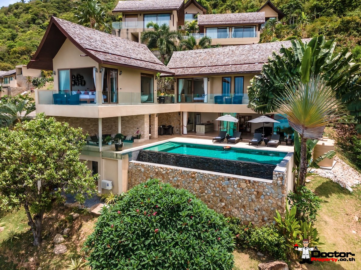 Fantastic 4 Bedroom Sea View Villa - Chaweng - Koh Samui - for sale