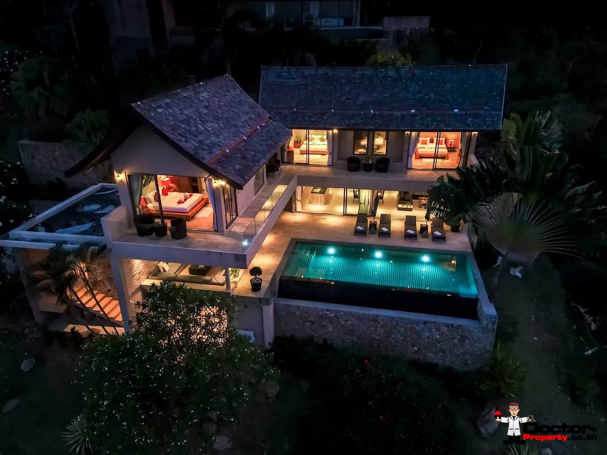 Fantastic 4 Bedroom Sea View Villa - Chaweng - Koh Samui - for sale