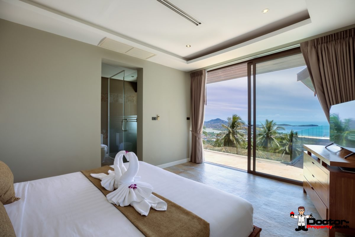 Fantastic 4 Bedroom Sea View Villa - Chaweng - Koh Samui - for sale