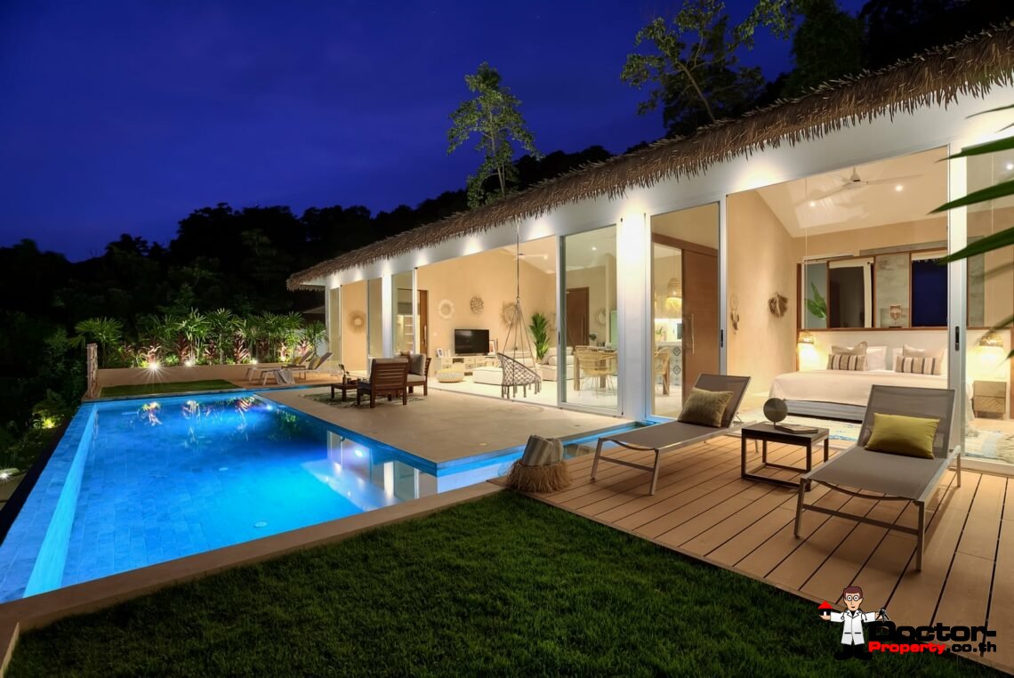 New Furnished 2 Bedroom Pool Villa – Bang Por, Koh Samui – For Sale