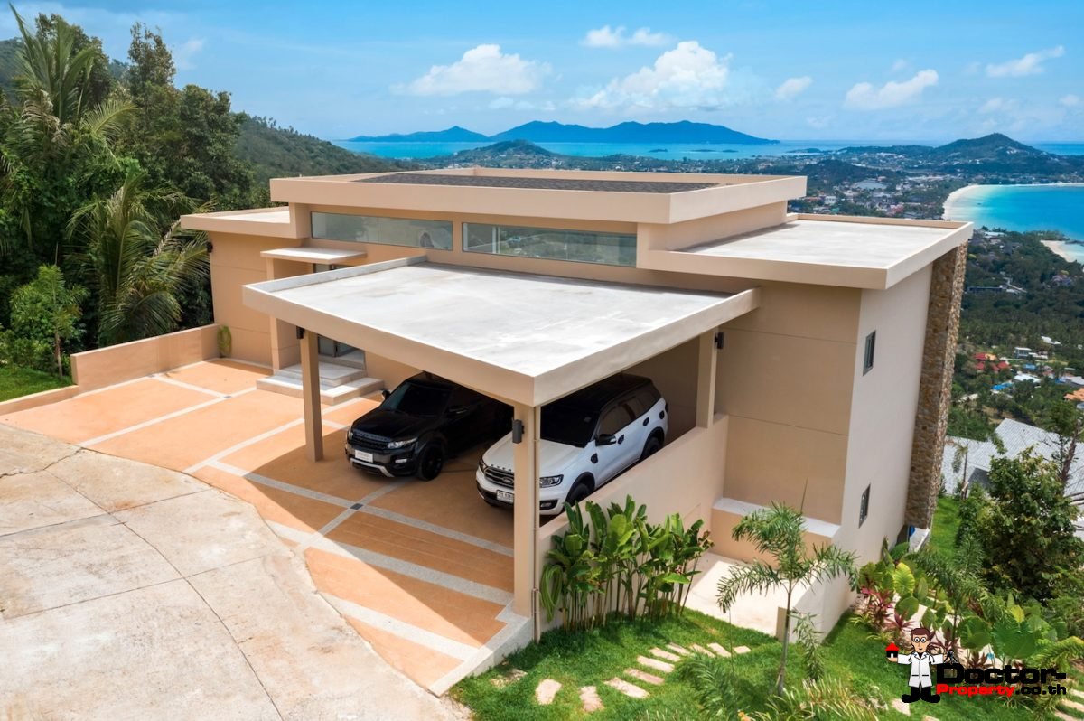 Fantastic 4 Bedroom Sea View Villa – Lamai – Koh Samui – for sale
