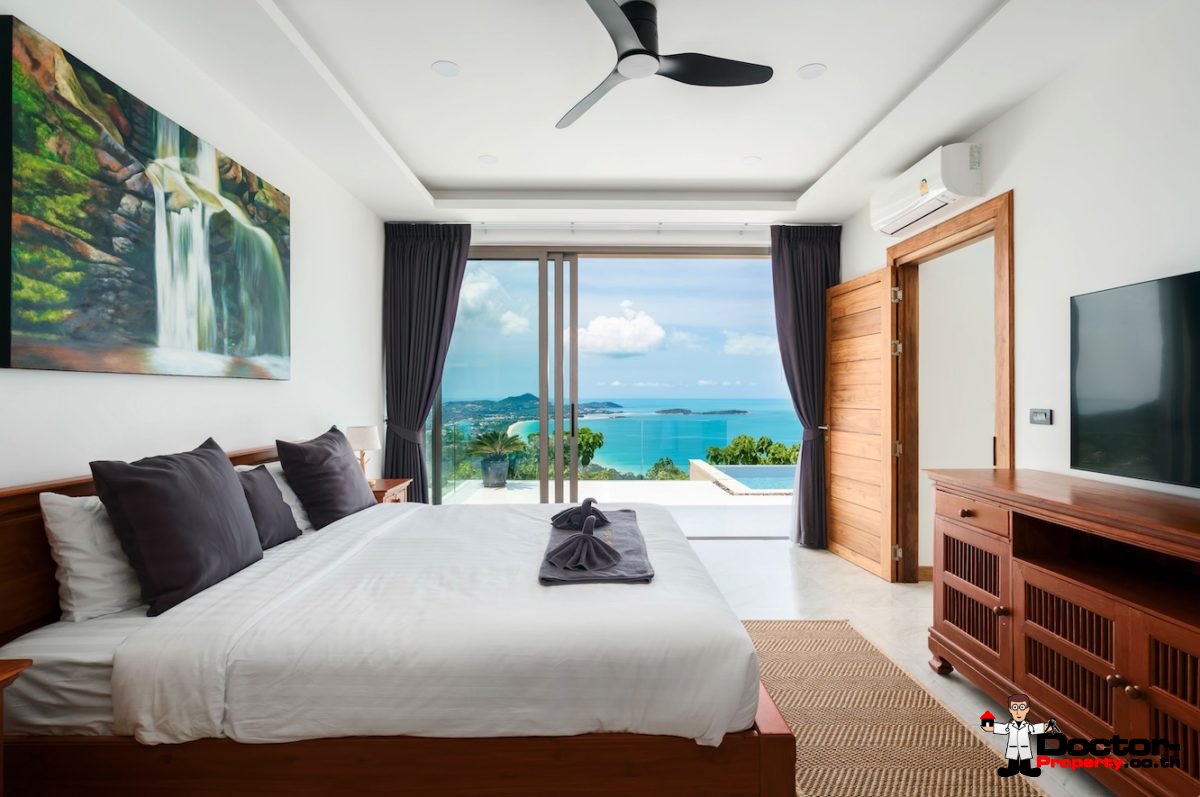 Fantastic 4 Bedroom Sea View Villa – Lamai – Koh Samui – for sale