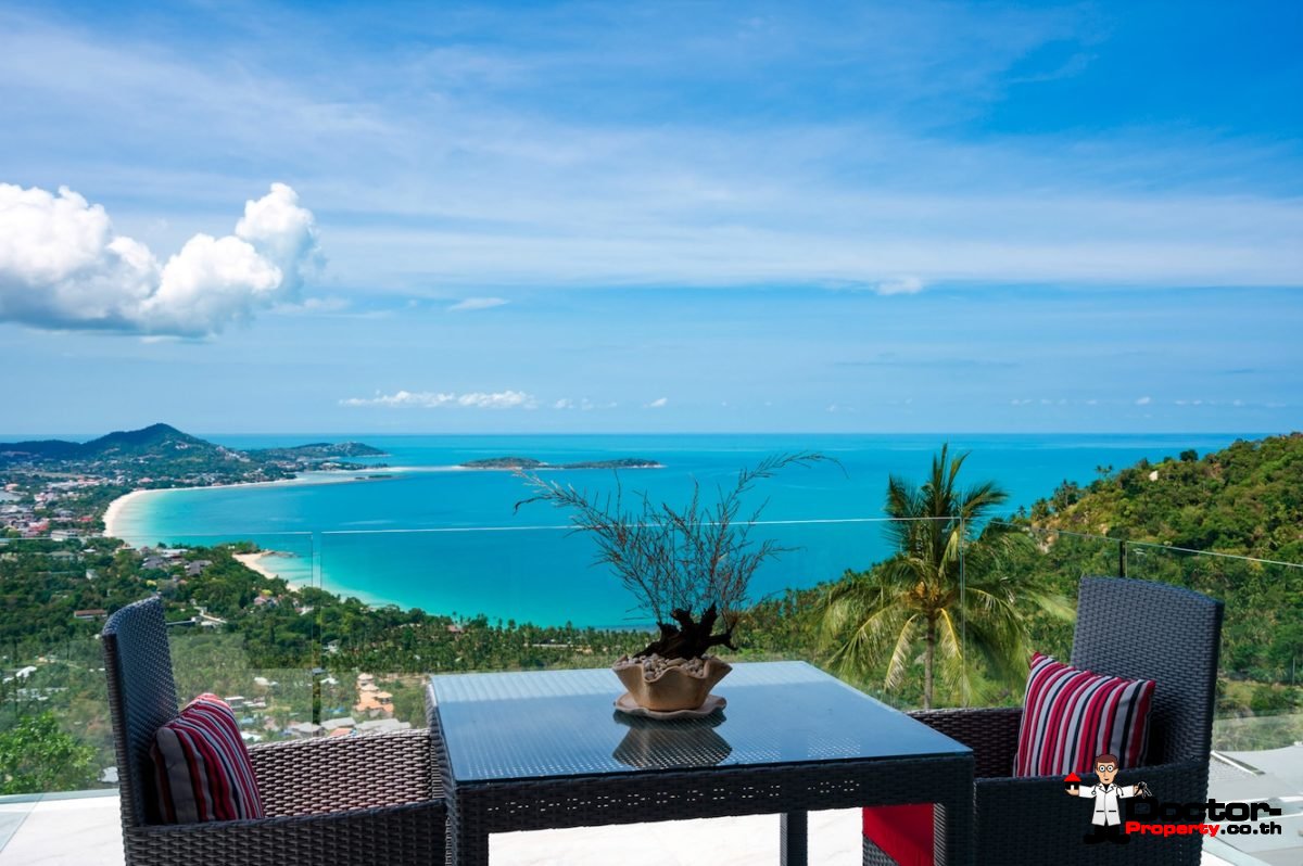Fantastic 4 Bedroom Sea View Villa – Lamai – Koh Samui – for sale