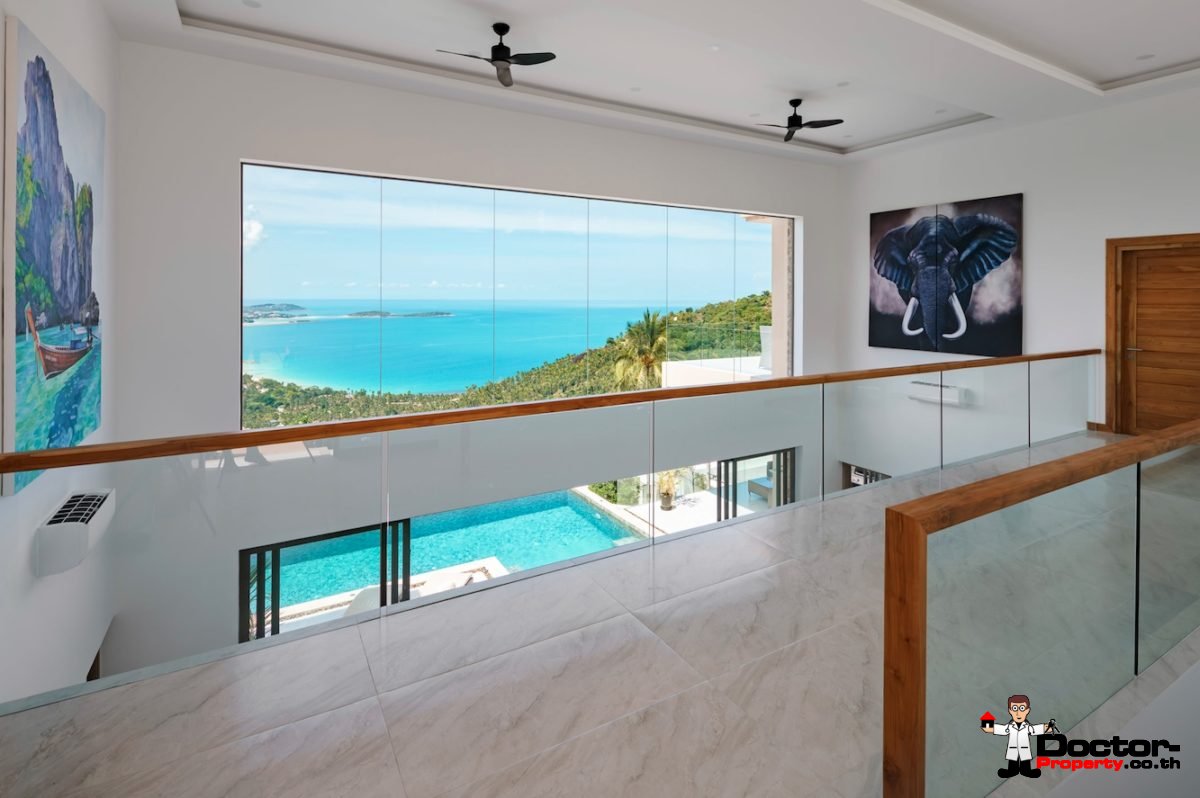 Fantastic 4 Bedroom Sea View Villa – Lamai – Koh Samui – for sale
