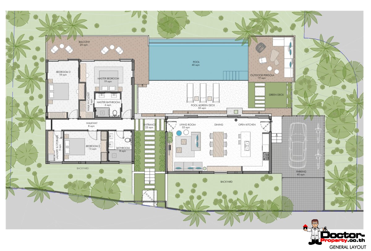 New Furnished 2 Bedroom Pool Villa – Meanam, Koh Samui – For Sale