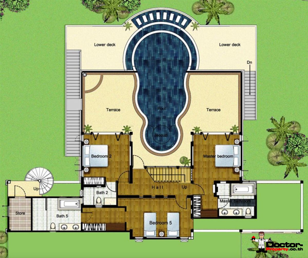 5 Bedroom Sea View Pool Villa – Bang Po, Koh Samui – For Sale