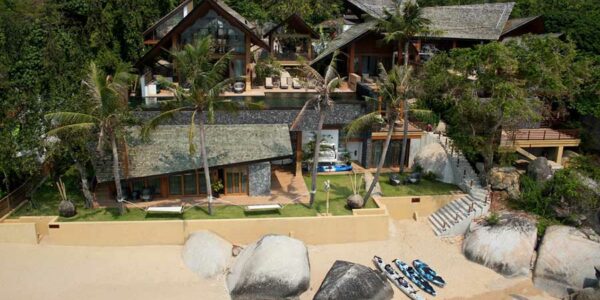 High End Luxury 5 Bedroom Beachfront Villa - Lamai Beach - Koh Samui - for sale