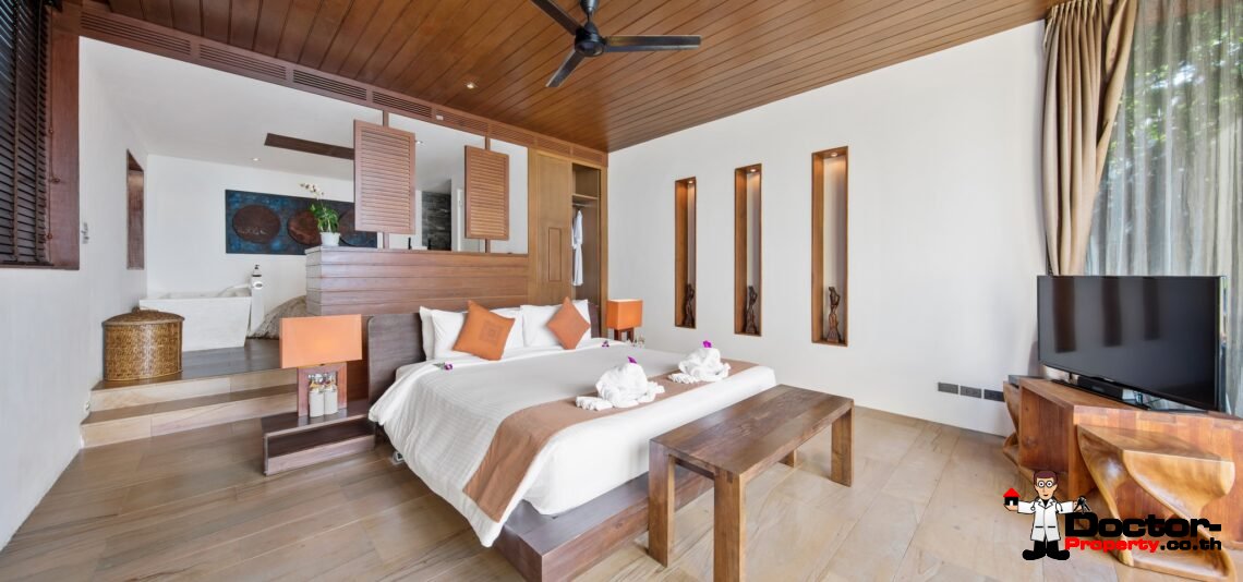 High End Luxury 5 Bedroom Beachfront Villa - Lamai Beach - Koh Samui - for sale