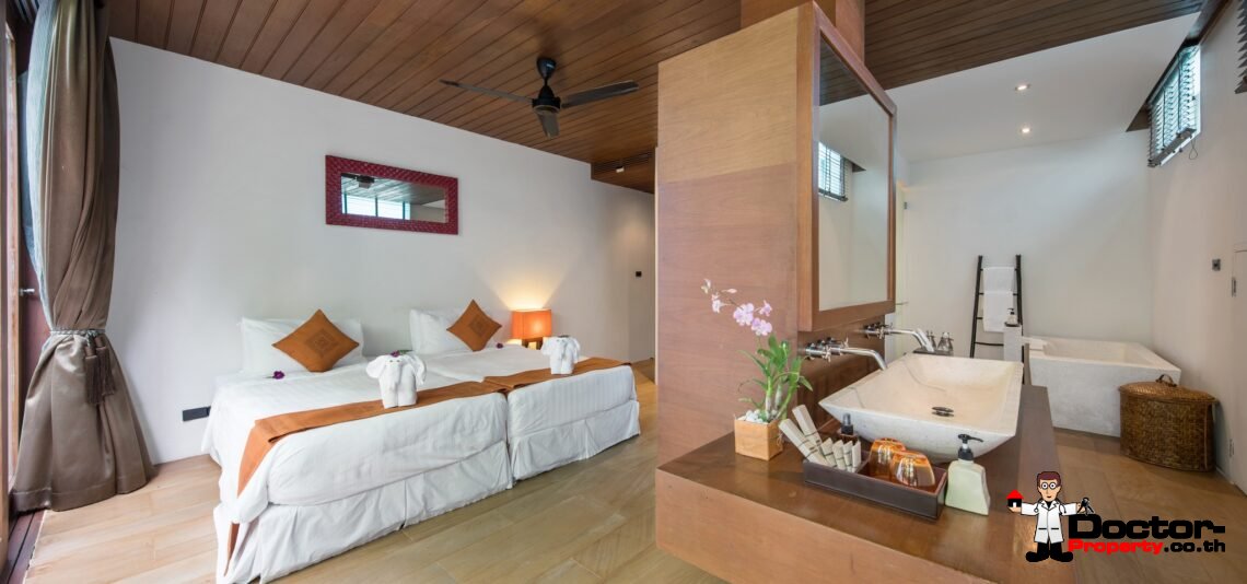 High End Luxury 5 Bedroom Beachfront Villa - Lamai Beach - Koh Samui - for sale