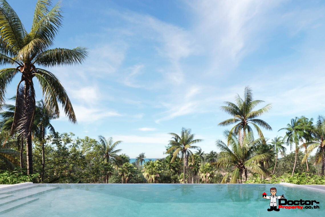 Seaview 3 Bedroom Pool Villa – Bang Por, Koh Samui – For Sale
