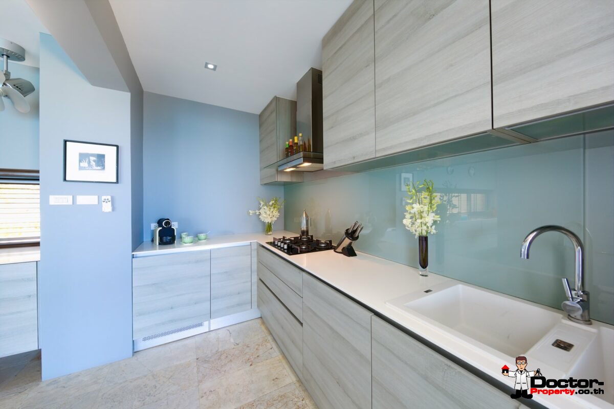 Modern 4 Bed Villa with Stunning Views in Private Estate – Choeng Mon, Koh Samui – For Sale