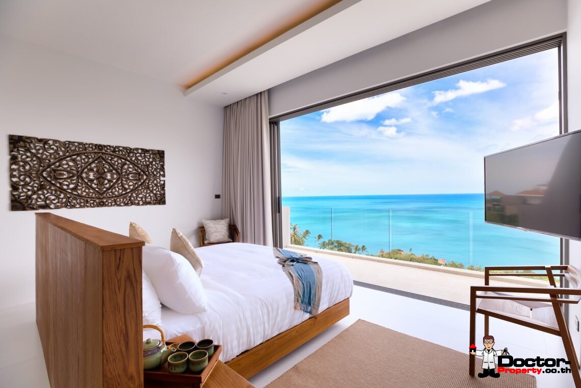 Luxury 5 Bedroom Sea View Villa - Chaweng Noi - Koh Samui - for sale