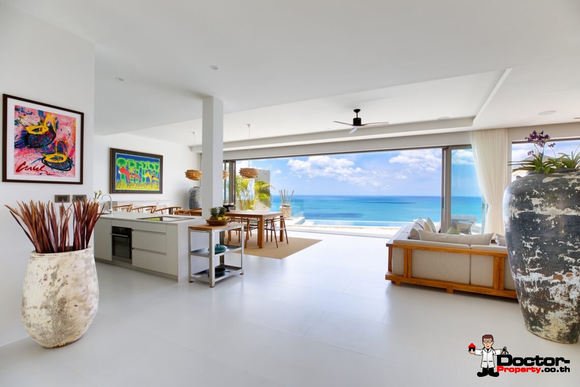 Luxury 5 Bedroom Sea View Villa - Chaweng Noi - Koh Samui - for sale