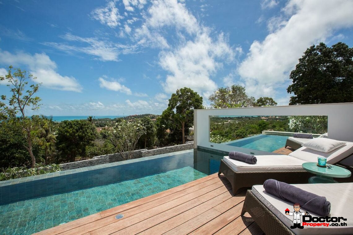 New 2 Bedroom Luxury Sea View Villa – Plai Laem – Koh Samui – for sale
