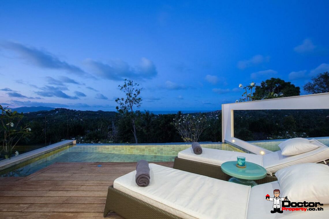 New 2 Bedroom Luxury Sea View Villa – Plai Laem – Koh Samui – for sale