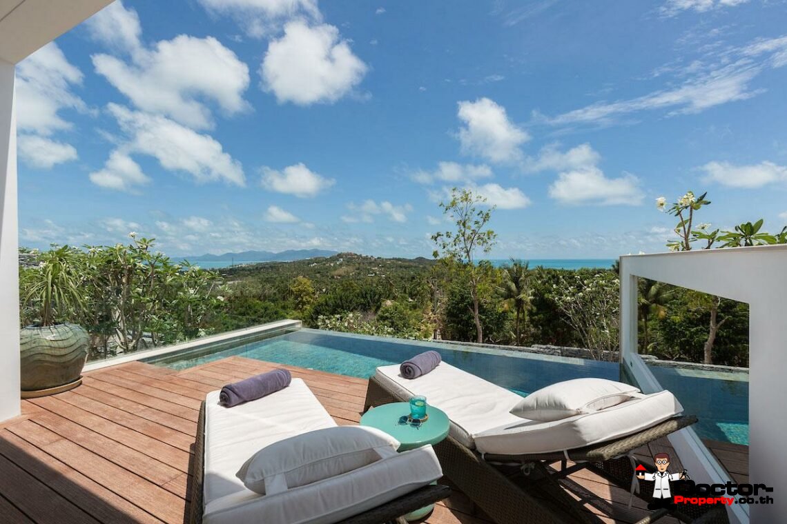 New 2 Bedroom Luxury Sea View Villa – Plai Laem – Koh Samui – for sale