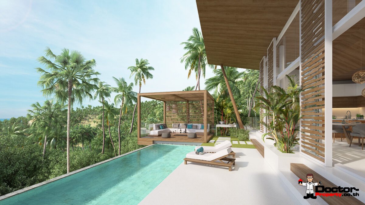 New Furnished 3 Bedroom Pool Villa – Bang Por, Koh Samui – For Sale