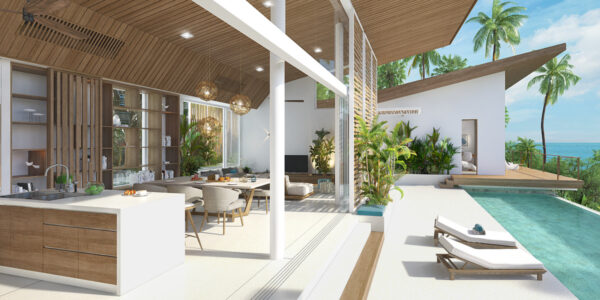 New Furnished 3 Bedroom Pool Villa – Bang Por, Koh Samui – For Sale