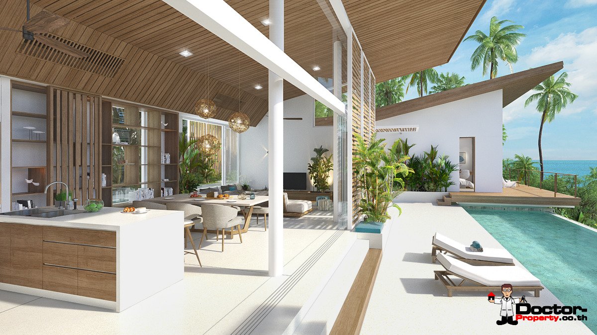 New Furnished 3 Bedroom Pool Villa – Bang Por, Koh Samui – For Sale