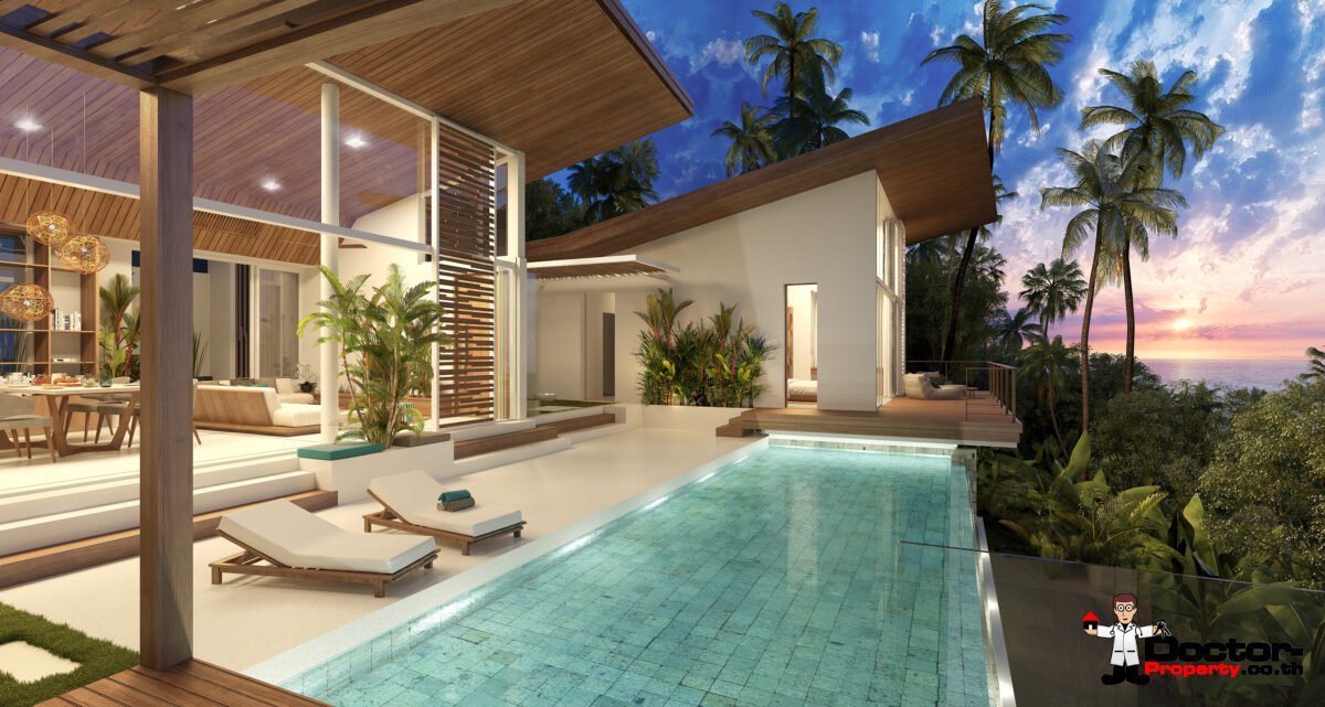 New Furnished 3 Bedroom Pool Villa – Bang Por, Koh Samui – For Sale