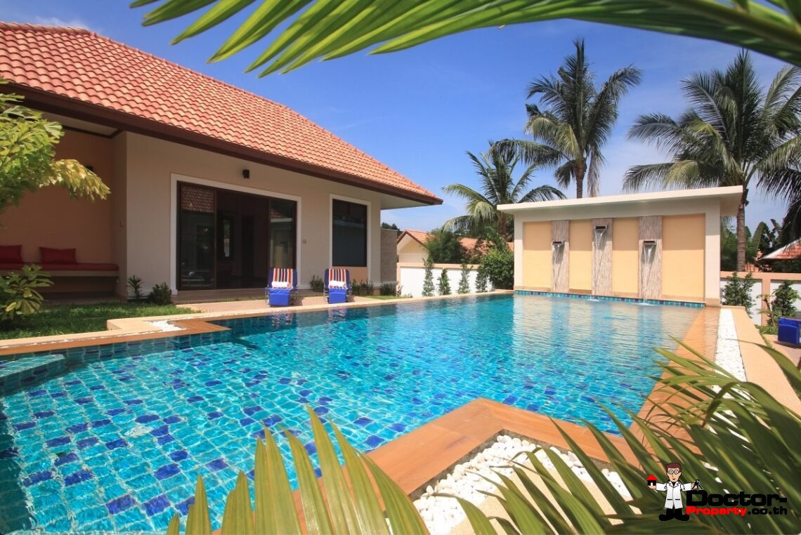 Privat Pool Garden Villa – 3 Bedrooms – Bang Rak – Koh Samui – for sale