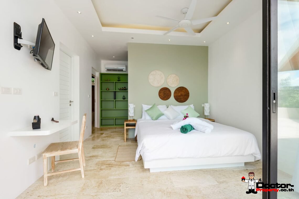 Sea View - 4 Bedroom Villa - Chaweng - Koh Samui - for sale