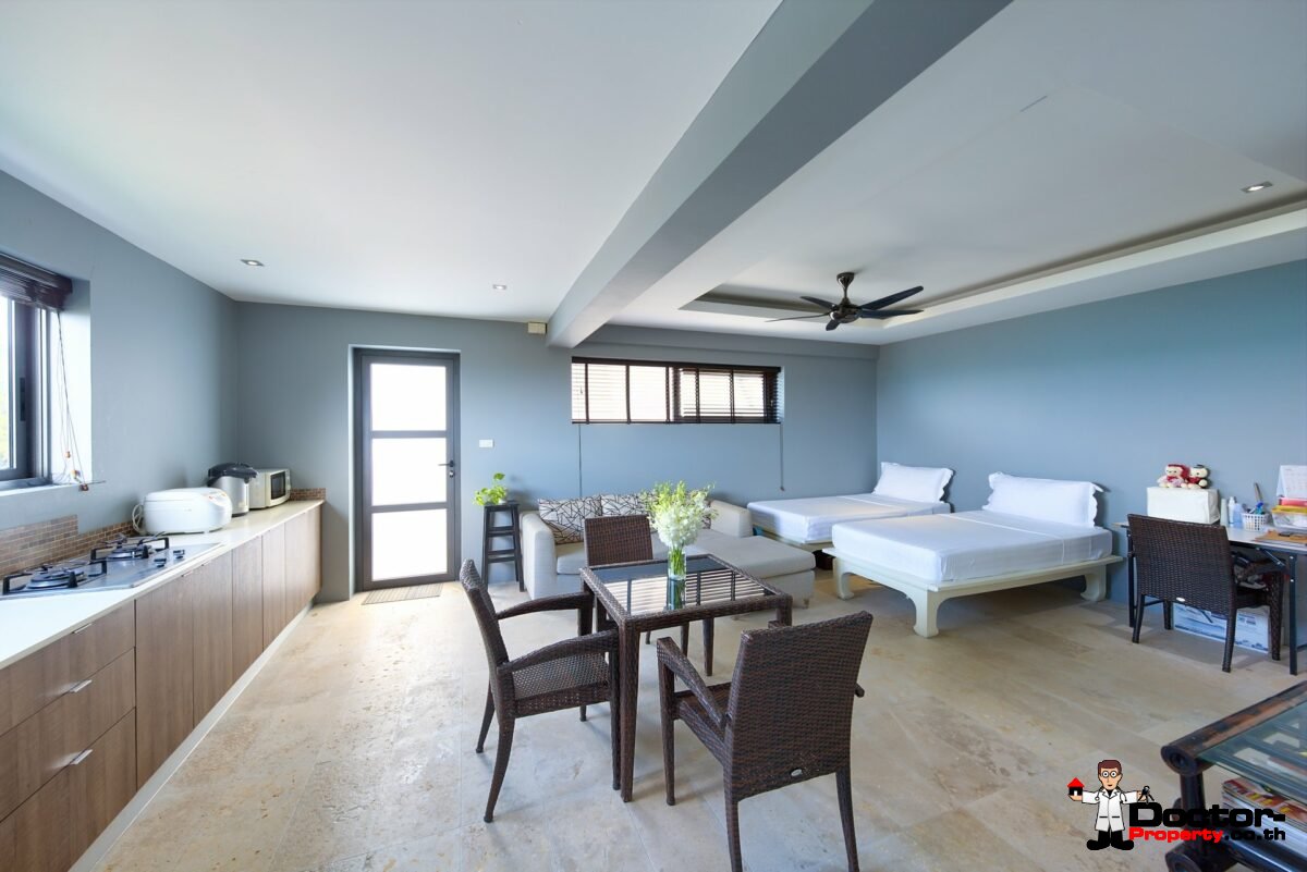 Modern 4 Bed Villa with Stunning Views in Private Estate – Choeng Mon, Koh Samui – For Sale