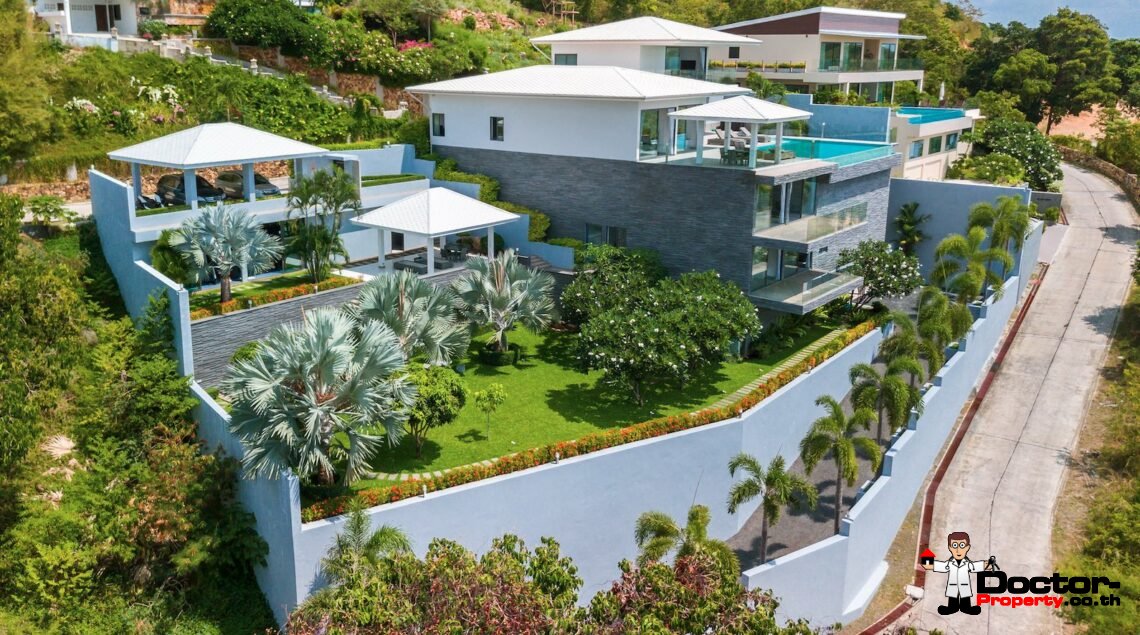 Stunning Sea View Villa - Choeng Mon - Koh Samui - for sale - Doctor-Property