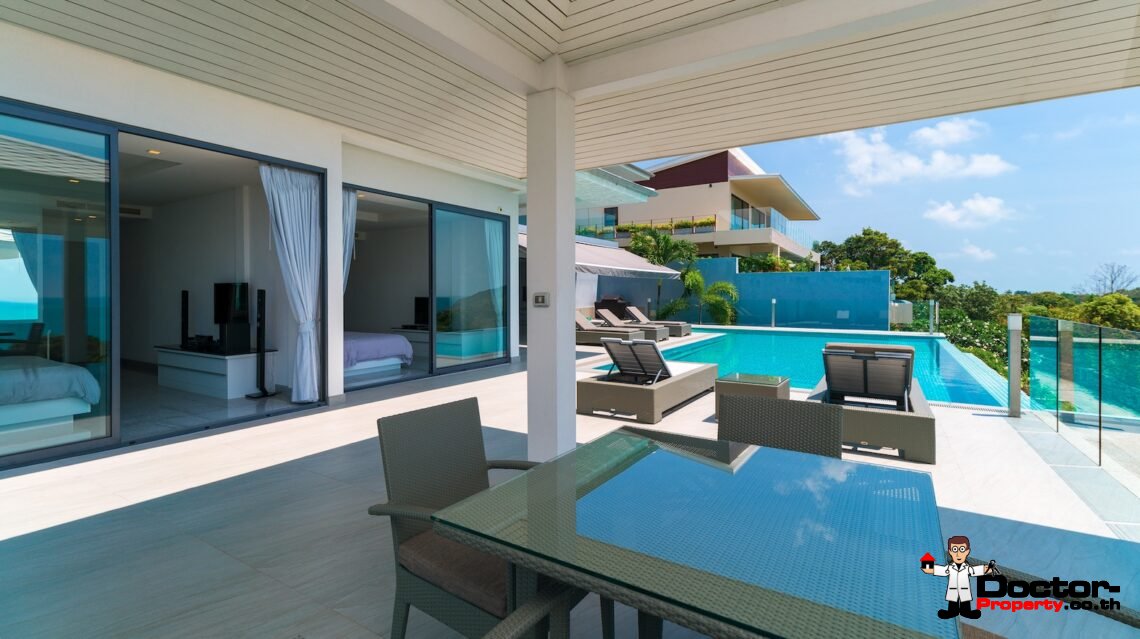 Stunning Sea View Villa - Choeng Mon - Koh Samui - for sale - Doctor-Property