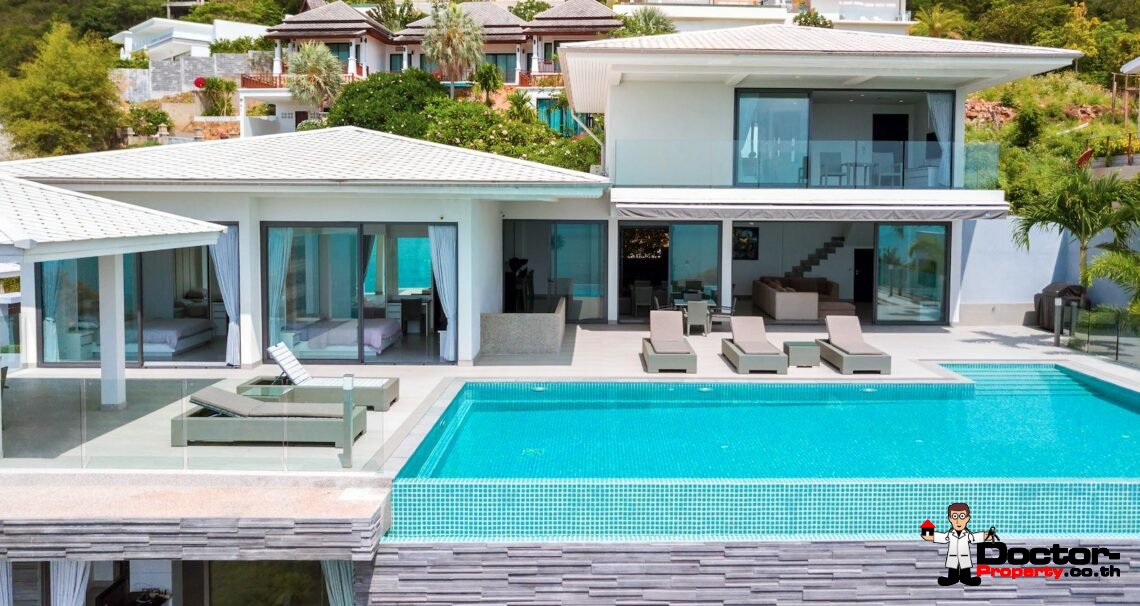 Stunning Sea View Villa - Choeng Mon - Koh Samui - for sale - Doctor-Property