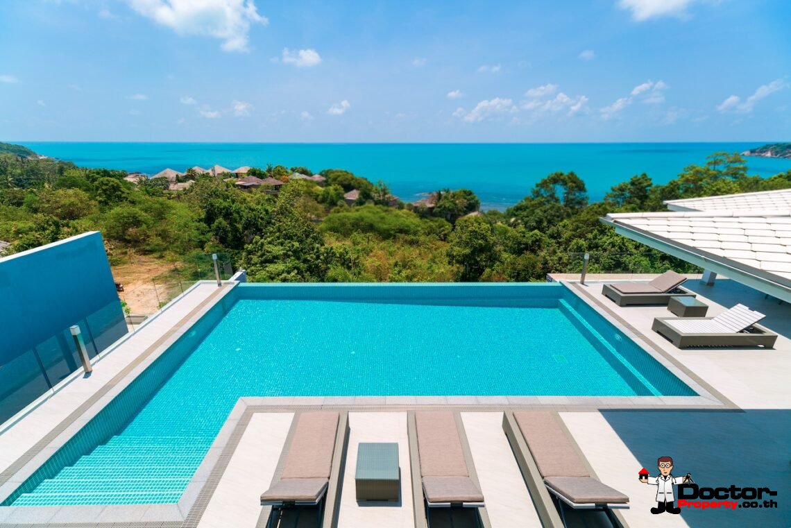 Stunning Sea View Villa - Choeng Mon - Koh Samui - for sale - Doctor-Property