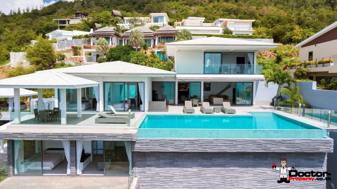 Stunning Sea View Villa - Choeng Mon - Koh Samui - for sale - Doctor-Property