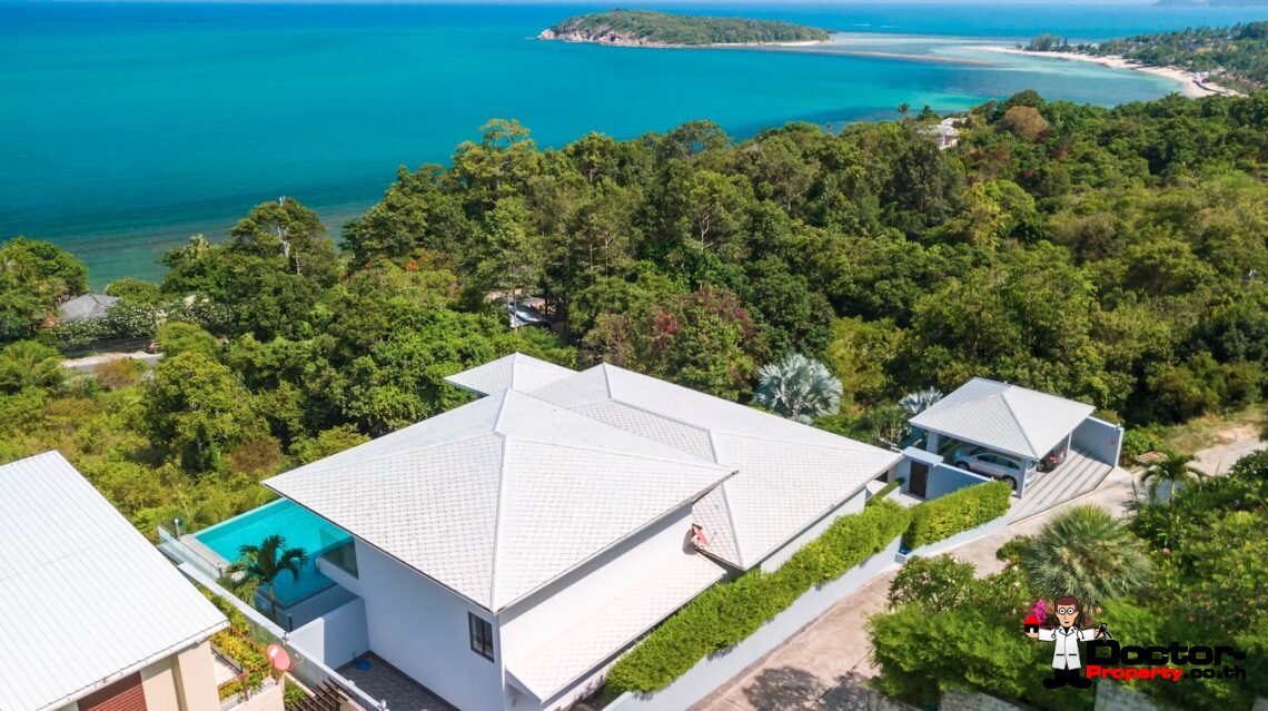 Stunning Sea View Villa - Choeng Mon - Koh Samui - for sale - Doctor-Property