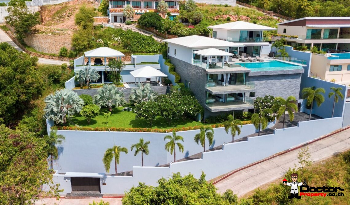 Stunning Sea View Villa - Choeng Mon - Koh Samui - for sale - Doctor-Property
